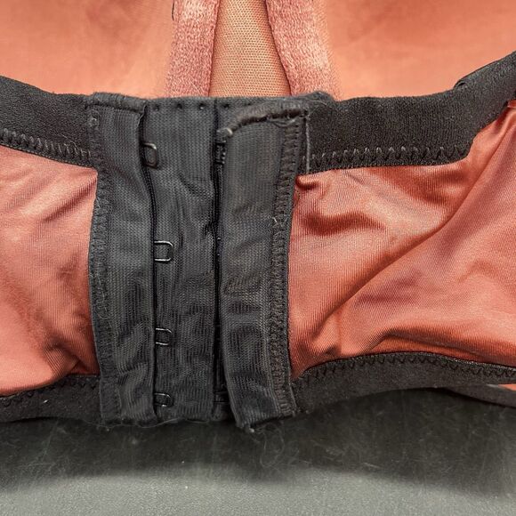 Torrid strapless push up bra womens size 46C pink black lace - Picture 3 of 6